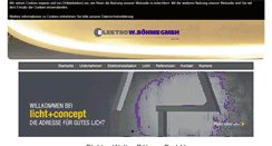 Desktop Screenshot of boehme-elektro.de